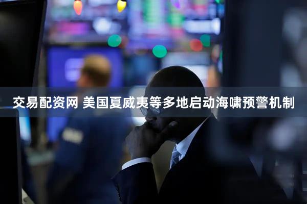 交易配资网 美国夏威夷等多地启动海啸预警机制